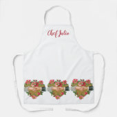 Handen w Bloemen, Victoriaans Valentijnsdag Schort (Voorkant)