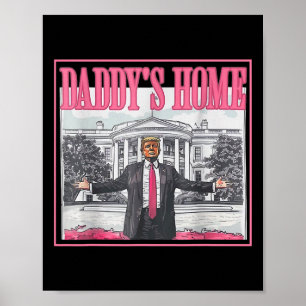 Handen wijd voor het huis van White Daddy Pi Poster