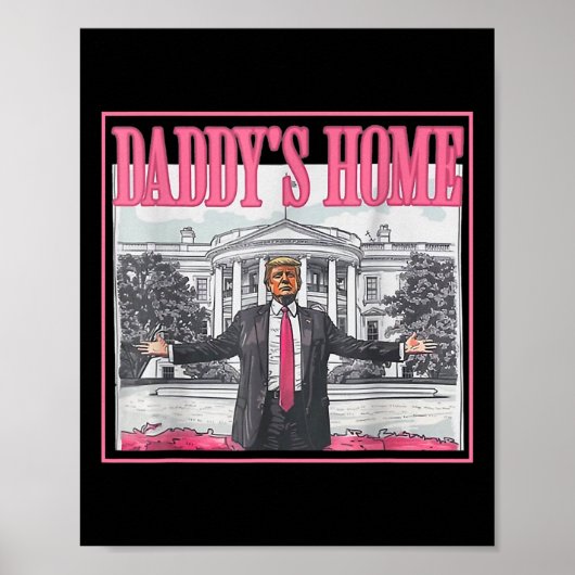 Handen wijd voor het huis van White Daddy Pi Poster (Voorkant)