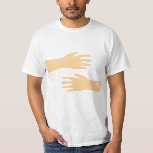 Handen zonder handgreep Shirt knijpen (Voorkant)