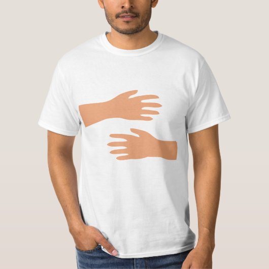 Handen zonder handgreep Shirt knijpen (Voorkant)