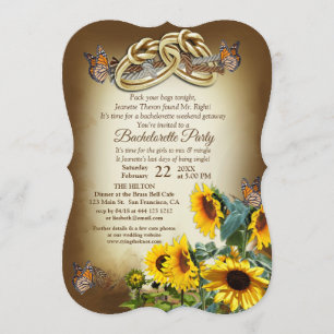 Handfasting Bachelorette Kaart