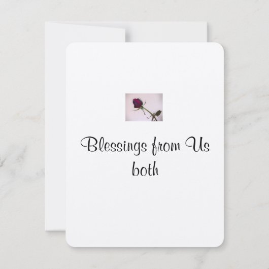 Handfasting Bedankt Card (Achterkant)