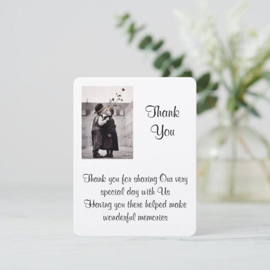 Handfasting Bedankt Card (Staand voorkant)