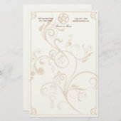 Handfasting Briefpapier (Voorkant / Achterkant)