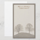 Handfasting Briefpapier (Voorkant / Achterkant)