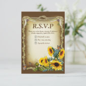 Handfasting Ceremonie - De knoop vastbinden RSVP Kaartje (Staand voorkant)