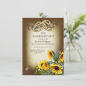 Handfasting Ceremony Bachelor-uitnodiging (Staand voorkant)