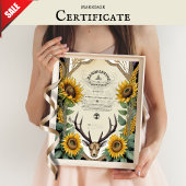 HANDFASTING CERTIFICAAT  HERTOGSHOORN PAGANISCHE B POSTER