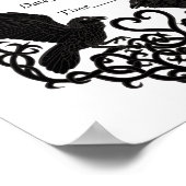 Handfasting Certificate Poster - Raven Love (Hoek)