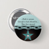 Handfasting Invitation Set Ronde Button 5,7 Cm (Voorkant /achterkant)
