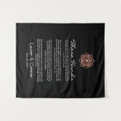 Handfasting Irish Wedding Keepslag Celtic Knot Wandkleed (Voorkant (horizontaal))