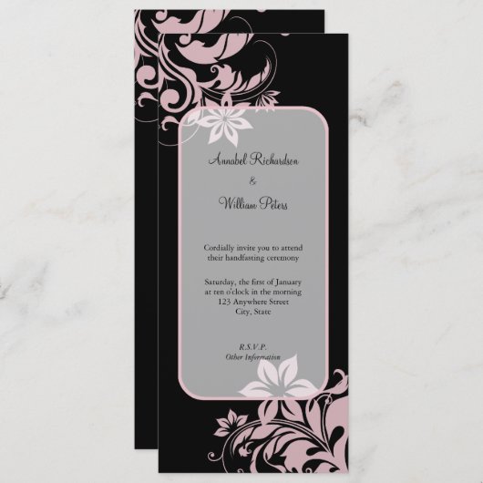 Handfasting Kaart (Voorkant / Achterkant)