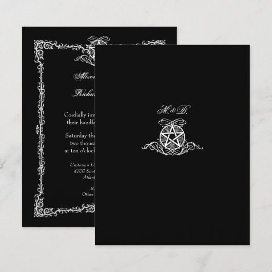 Handfasting Kaart (Voorkant / Achterkant)