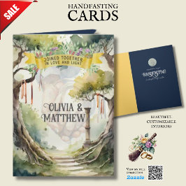 HANDFASTING KAARTEN GEPERSONALISEERDE TREE OF LIFE