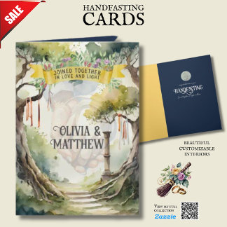 HANDFASTING KAARTEN GEPERSONALISEERDE TREE OF LIFE