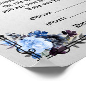 Handfasting Poster - Fantasy Ravens Blue (Hoek)