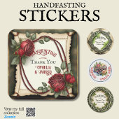 HANDFASTING STICKERS VOOR FAVORS ENVELOPPE SNELKOO