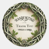 HANDFASTING STICKERS VOOR GUNSTEN ENVELOPES KOORD (Voorkant)