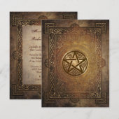 Handfasting Uitnodiging (Voorkant / Achterkant)