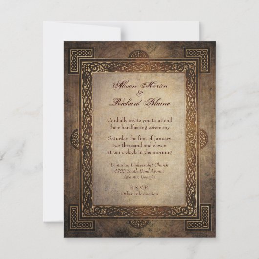 Handfasting Uitnodiging (Achterkant)