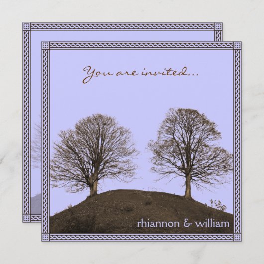 Handfasting Uitnodiging (Voorkant / Achterkant)