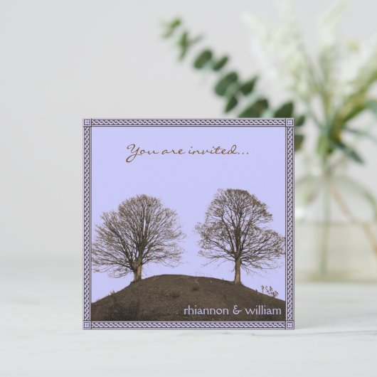 Handfasting Uitnodiging (Staand voorkant)