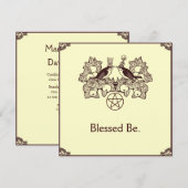 Handfasting Uitnodiging (Voorkant / Achterkant)