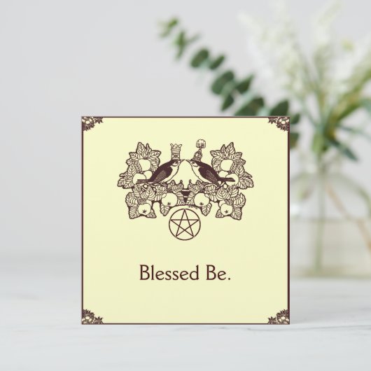 Handfasting Uitnodiging (Staand voorkant)