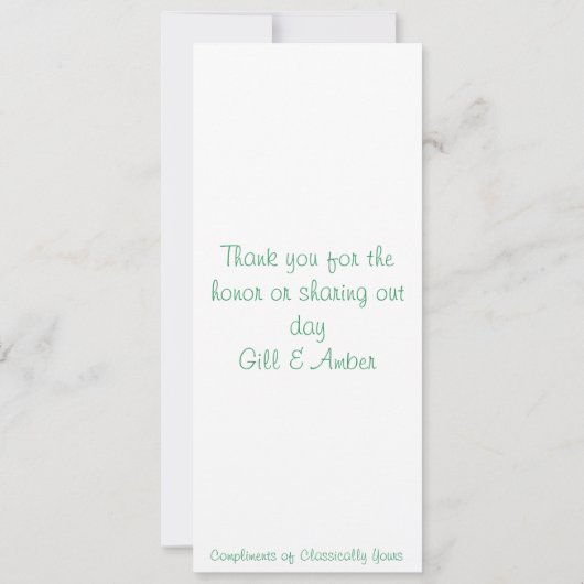 Handfasting Uitnodiging (Achterkant)