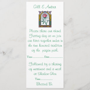 Handfasting Uitnodiging