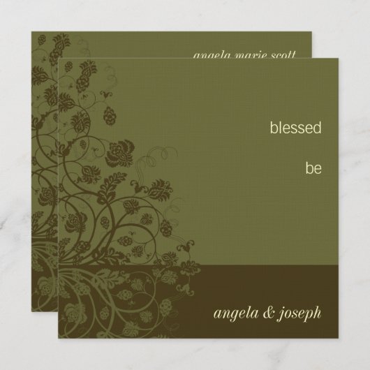 Handfasting Uitnodiging (Voorkant / Achterkant)