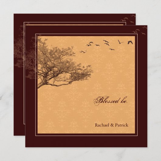 Handfasting Uitnodiging (Voorkant / Achterkant)