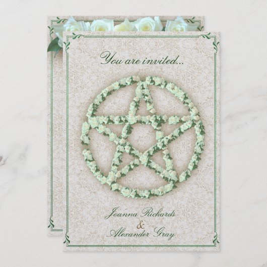 Handfasting Uitnodiging (Voorkant / Achterkant)