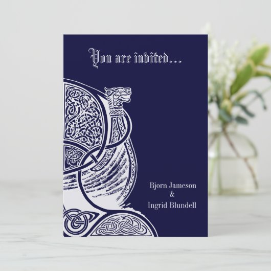 Handfasting Uitnodiging (Staand voorkant)