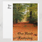 Handfasting Uitnodigingen (Voorkant / Achterkant)