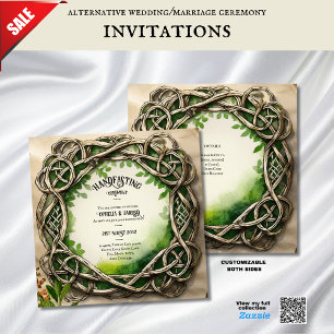 HANDFASTING UITNODIGINGEN CELTISCHE KNOPEN KRAFT