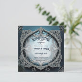 HANDFASTING UITNODIGINGEN DRUID CELTIC WICCA MOON (Staand voorkant)