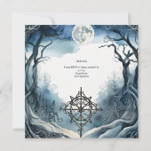 HANDFASTING UITNODIGINGEN DRUID CELTIC WICCA MOON (Achterkant)