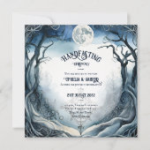 HANDFASTING UITNODIGINGEN DRUID CELTIC WICCA MOON (Voorkant)