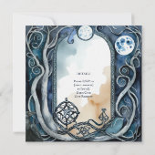 HANDFASTING UITNODIGINGEN DRUID CELTIC WICCA MOON (Achterkant)