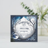 HANDFASTING UITNODIGINGEN DRUID CELTIC WICCA MOON (Staand voorkant)