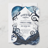 HANDFASTING UITNODIGINGEN DRUID CELTIC WICCA MOON (Voorkant)