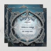 HANDFASTING UITNODIGINGEN DRUID CELTISCH WICCA MAA (Voorkant / Achterkant)