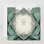 HANDFASTING UITNODIGINGEN ROMANTISCHE WICCA KELTIS (Achterkant)