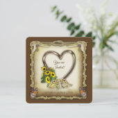 Handfasting vieren kaart (Staand voorkant)