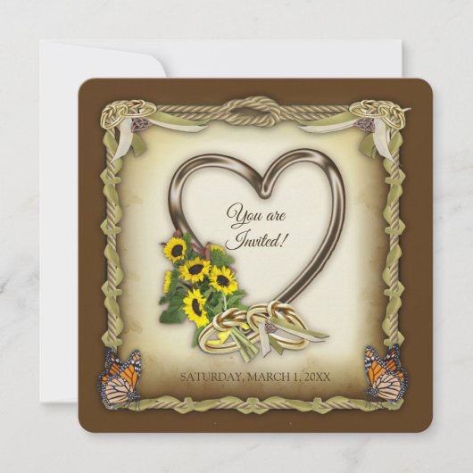 Handfasting vieren kaart (Voorkant)