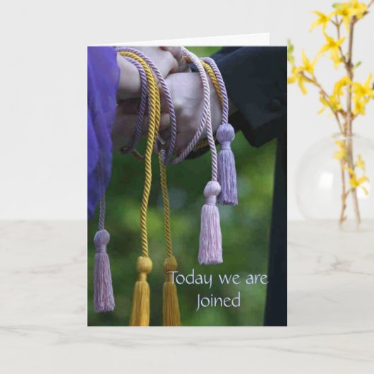 Handfastkaarten Kaart (Gele Bloem)