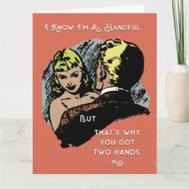 Handful Funny ?Retro Groet Kaart
