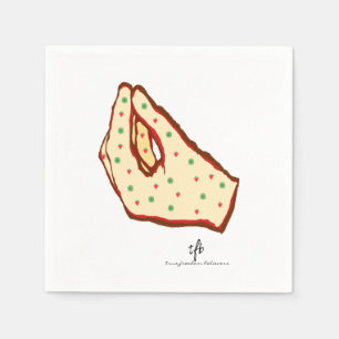 Handgebaar Strawberry-Kiwi Pizza Servet